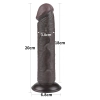8 Sliding Skin Dual Layer Dong Black