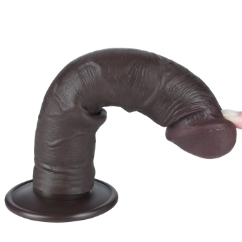 8 Sliding Skin Dual Layer Dong Black