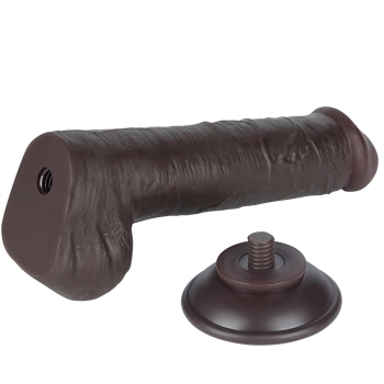 8 Sliding Skin Dual Layer Dong Black