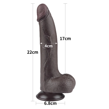 8.5 Sliding Skin Dual Layer Dong Black