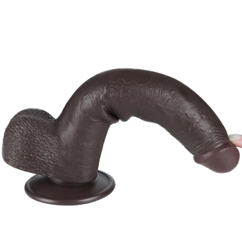 9 Sliding Skin Dual Layer Dong Black