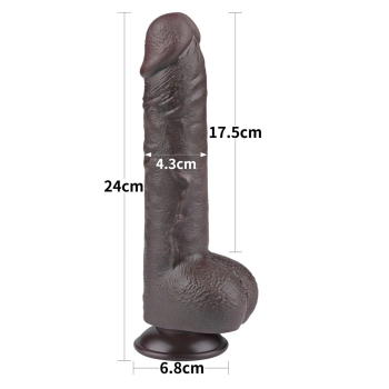 9.5 Sliding Skin Dual Layer Dong Black