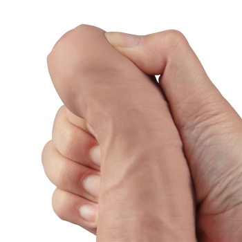Realistyczne dildo wibrujące Lovetoy Real Softee 23 cm cieliste USB