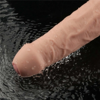 Realistyczne dildo wibrujące Lovetoy Real Softee 23 cm cieliste USB