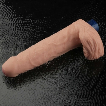Realistyczne dildo wibrujące Lovetoy Real Softee 23 cm cieliste USB