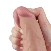 Dildo realistyczne wibrujące Lovetoy Softee TPE cieliste USB 26,5 cm