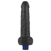 Realistyczne dildo wibrujące Lovetoy Real Softee czarne USB 23 cm