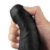 Realistyczne dildo wibrujące Lovetoy Real Softee czarne USB 23 cm
