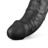 Realistyczne dildo wibrujące Lovetoy Softee czarne USB 24 cm