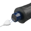 Realistyczne dildo wibrujące Lovetoy Softee czarne USB 24 cm