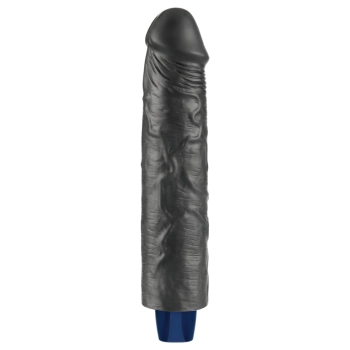 Realistyczne dildo wibrujące Lovetoy Softee czarne USB 24 cm