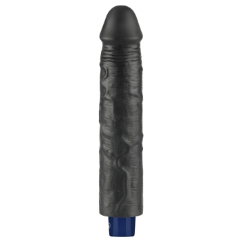 Realistyczne dildo wibrujące Lovetoy Softee czarne USB 24 cm