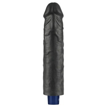 Realistyczne dildo wibrujące Lovetoy Softee czarne USB 24 cm
