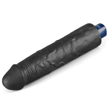 Realistyczne dildo wibrujące Lovetoy Softee czarne USB 24 cm