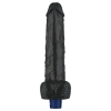 Dildo realistyczne wibrujące Lovetoy Real Softee czarne USB 25cm