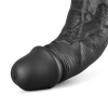 Dildo realistyczne wibrujące Lovetoy Real Softee czarne USB 25cm