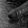 Dildo realistyczne wibrujące Lovetoy Real Softee czarne USB 25cm