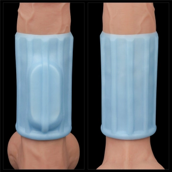 Wibrujący pierścień rycerza powiększający Lovetoy 10 cm