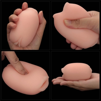 Masturbator dwustronny Lovetoy usta i pochwa z wibracjami