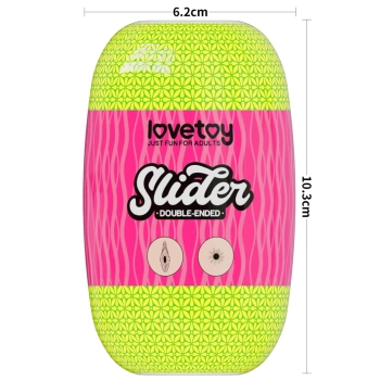 Slider Double-Ended Masturbator Vagina and Anus