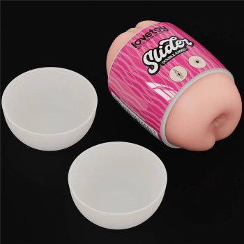 Slider Double-Ended Masturbator Vagina and Anus