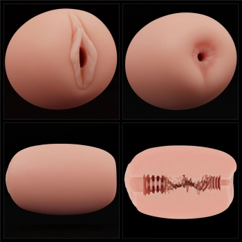 Slider Double-Ended Masturbator Vagina and Anus