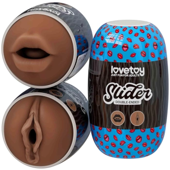Slider Double-Ended Masturbator Mouth and Vagina