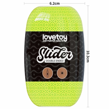 Slider Double-Ended Masturbator Vagina and Anus