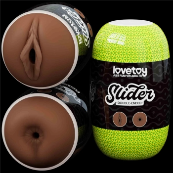 Slider Double-Ended Masturbator Vagina and Anus