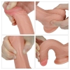 7 Dual layered Platinum Silicone Cock