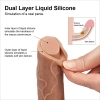 8.5 Dual layered Platinum Silicone Cock