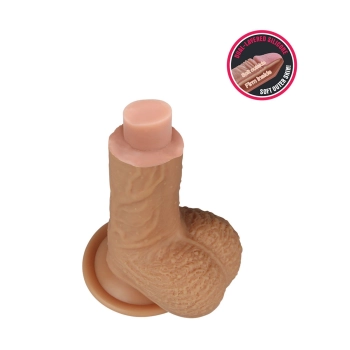 8.5 Dual layered Platinum Silicone Cock