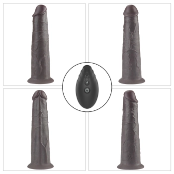 Dildo realistyczne dwuwarstwowe Lovetoy 20 cm obrotowe USB