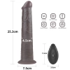 Dildo realistyczne Lovetoy dwuwarstwowe silikonowe 25 cm rotujące pilot