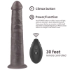 Dildo realistyczne Lovetoy dwuwarstwowe silikonowe 25 cm rotujące pilot