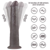 Dildo realistyczne Lovetoy dwuwarstwowe silikonowe 25 cm rotujące pilot