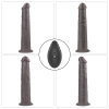Dildo realistyczne Lovetoy dwuwarstwowe silikonowe 25 cm rotujące pilot