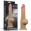Dildo realistyczne dwuwarstwowe silikonowe z uchwytem Lovetoy 25cm