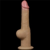 Dildo realistyczne dwuwarstwowe silikonowe z uchwytem Lovetoy 25cm
