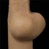 Dildo realistyczne dwuwarstwowe silikonowe z uchwytem Lovetoy 25cm