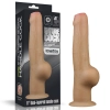 Dildo realistyczne dwuwarstwowe silikonowe Lovetoy z uchwytem 28 cm