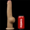 Dildo realistyczne dwuwarstwowe silikonowe Lovetoy z uchwytem 28 cm
