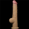 Dildo realistyczne dwuwarstwowe silikonowe z uchwytem Lovetoy 32 cm
