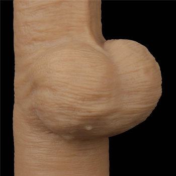 Dildo realistyczne dwuwarstwowe silikonowe z uchwytem Lovetoy 32 cm