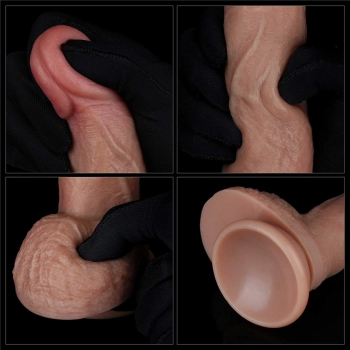 7 Dual Layered Silicone Cock