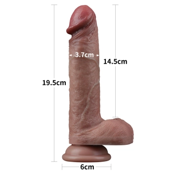 7.5 Dual Layered Silicone Cock