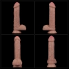 8 Dual Layered Silicone Cock