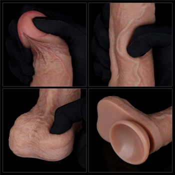 8.5 Dual Layered Silicone Cock