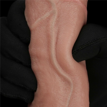 9 Dual Layered Silicone Cock