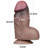 7.0 Dual Layered Platinum Silicone Cock